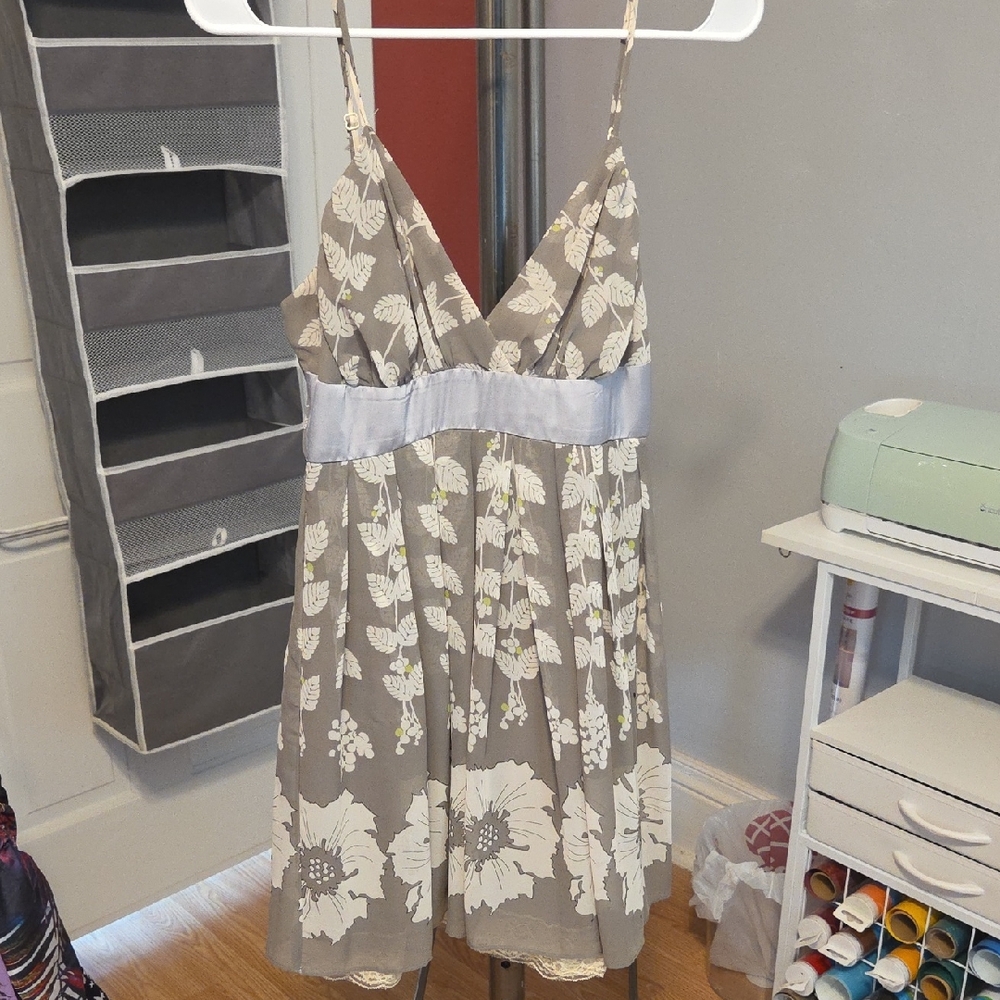 Forever 21 Beige Spaghetti Strap Dress